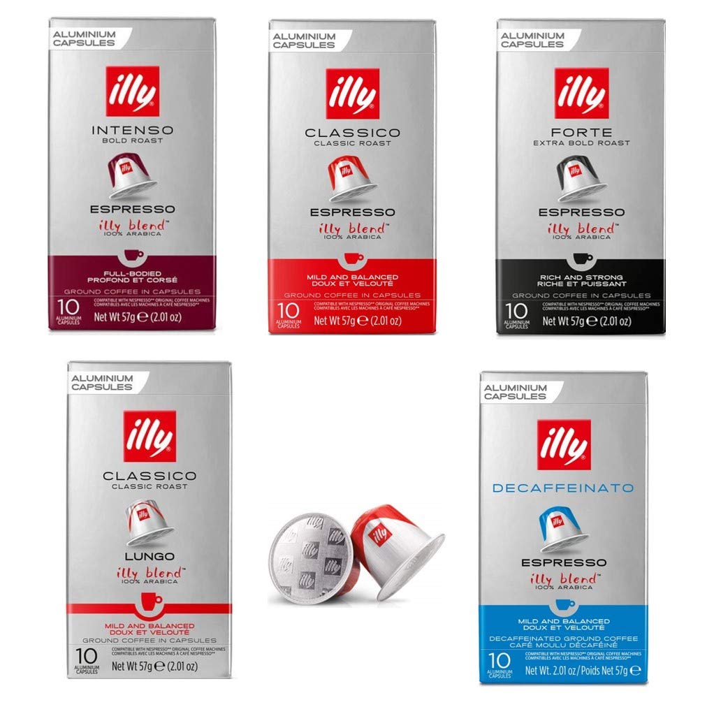 Illy Espresso Variety Pack - Nespresso Compatible Capsules 